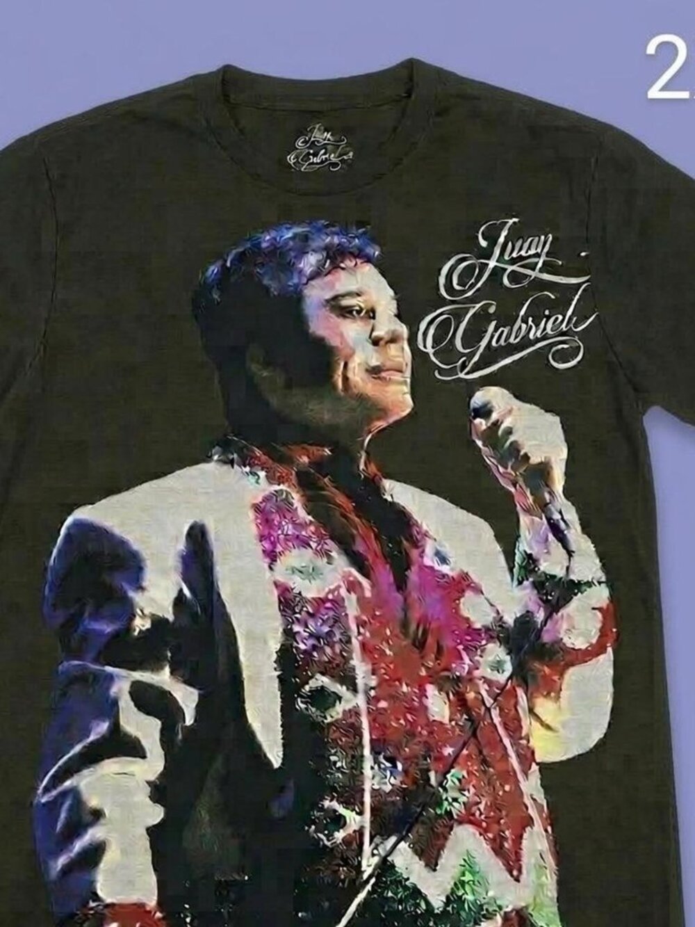 Juan Gabriel Officially Licensed 2024 Graphic T-Shirt, 2x, NWT